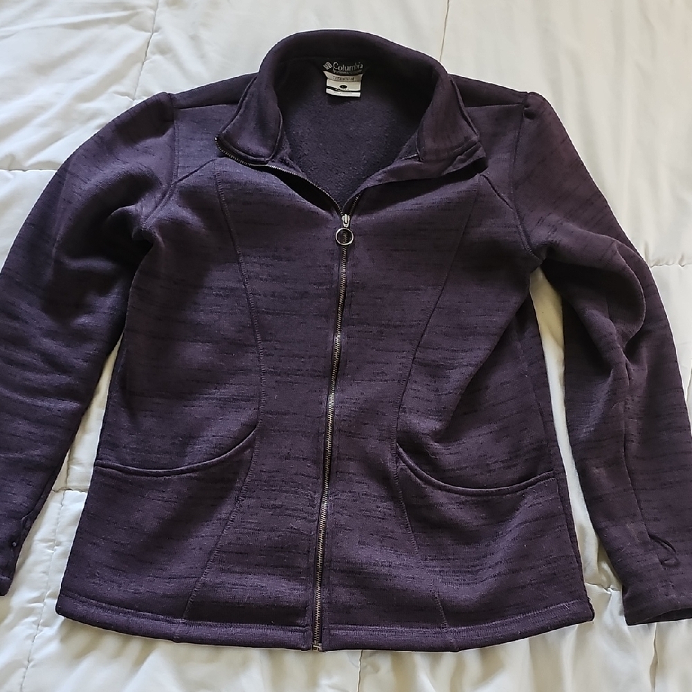 Columbia Purple Zip-Up Jacket